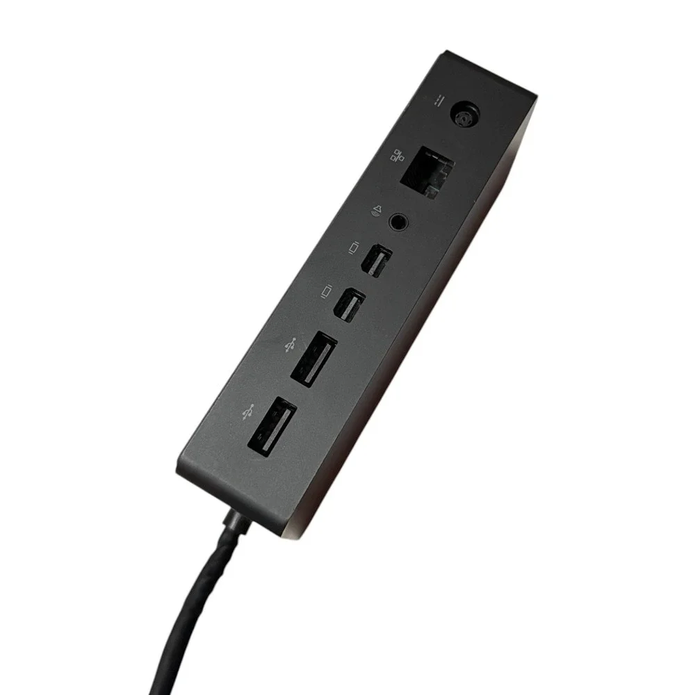 Microsoft Surface Dock 1661 with Power Supply Charging Cord Black Like New